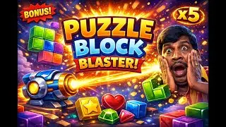 Puzzle block blaster game perfect finish 🥶| Firearavinth