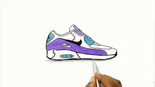 How to Draw Nike Air Max 90