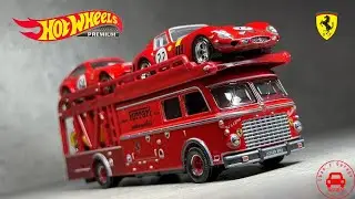 Hot Wheels Premium 2025 Team Transport - Ferrari 250 GTO Fiat 642 RN2 Bartoletti Transporter