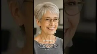 This #ShortHair Trend Is Making Older Women With Glasses Look 10 Years Younger! #hairstyle