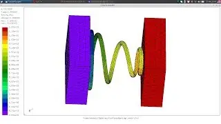 CONICAL COMPRESSION SPRING, FEA