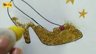 Princess Shoe Drawing & Craft