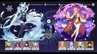 Spiral Abyss 3.6 - Floor 12 -switch- | Eula Hypercarry ang Yae Miko Aggravate [9 stars]