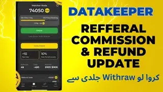 Datakeeper DeNet Storage Withraw and Refund Update