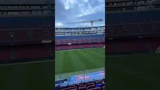Today Morning Camp Nou update 14/10/2025 🏟️❤️💙 #campnou #footballstadium #barcelona #stadium #