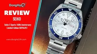 Review Seiko 5 Sports 140th Anniversary Limited Edition SRPG47K1