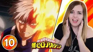 Todoroki VS Midoriya - My Hero Academia S2 Episode 10 Reaction