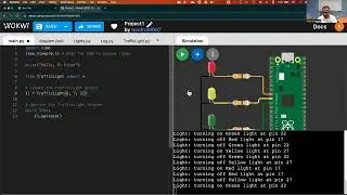 Creating a traffic light on the Raspberry Pi Pico