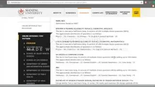 MAHE MET 2023 Complete Details - Manipal University Admission