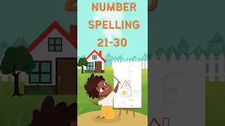 Number spelling 21-30 | number name in English | #easylearningforkids  #kidseducationchannel
