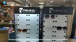 RECHI |Retail Display & Store Fixture Factory| Acrylic Eyewear Retail Display Cabinet With Led Light