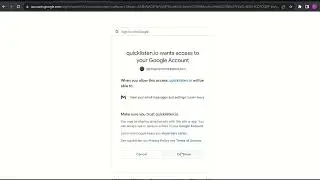 QuickListen   Google OAuth Application Verification