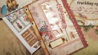 Drawing Fauxstamps challenge and working on the junkmail envelope journal-folio