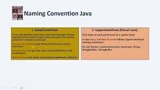 Java Tutorial | Naming Convention in Java | Java by Ravi Kant Kaushik 