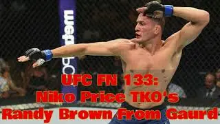 UFC FN 133: Niko Price Finishes Randy Brown