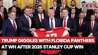 Trump Seen Like Never Before: POTUS Giggles With Florida Panthers, Honours 2025 Stanley Cup Win