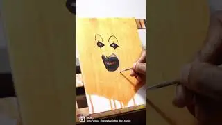 Art the Clown #Terrifier Halloween Oil Painting