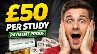 &ldquo;THEY PAID ME &pound;50 PER STUDY (PAYMENT PROOF &ndash; EASY ONLINE MONEY)&rdquo;