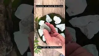 Larimar Slab | High-Quality Natural Larimar Palm Stone | Polished Dolphin Stone Crystal