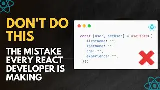 Don't mess with useState | The mistake every React developer is making | In Urdu