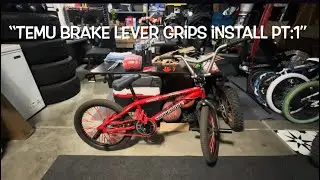 😱 BMX Haul #209 Temu Brake Lever Grips Reflective Spoke Covers Amazon Red BMX Tires #SKo_o #bmxlife