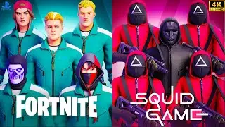 Fortnite X Squid Game // Innocent vs Traitor Gameplay 4K HD