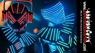 Show Con Trajes Led Barcelona - Contratar Espect&aacute;culos Con Artistas Led Para Eventos