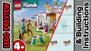 PREVIEW: 41746, LEGO FRIENDS, Horse Training​ & Building Instructions! LEGO 2023