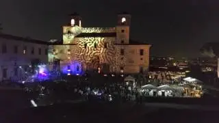 PERF/LIVE - Villa Medicis - Roma - live performance - VJ Vjing Mapping