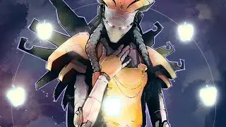 Norse Robot 08 - Idunn - Procreate Drawing Process