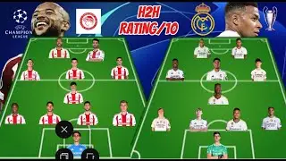 Olympiacos vs Real Madrid 🔥 UCL Lineup & Player Ratings!