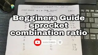 motorcycle sprocket combination ratio guide ( speed or torque )