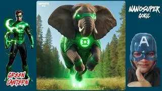 MARVEL and DC Super Heroes but a Strong Elephant #marvel #dc #avengers #superhero #elephant