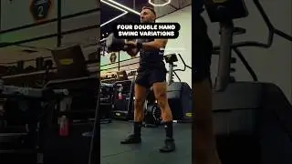 🌀TWO HAND SWINGS 4 VARIATIONS - Conditioning Power Posterior Chain Strength -4 DBL hand variations