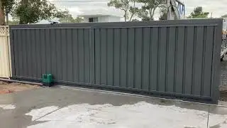 Sleek Automated Sliding Colorbond Gate ~ Installation & Automation Complete ⚡