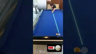 How to shot frozen ball down the rail #billiard #billiards #jpbilliard