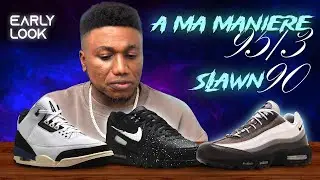 Early look at the Ama maniere  Jordan 3 and  Airmax 95 and Slawn Airmax 90