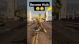 If You Turn Into a Hulk While Cops Are Attacking in GTA Games?  #gta #gtaonline