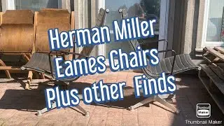 Herman Miller Charles & Ray Eames Chairs at GARAGE SALE ?! MCM Gold