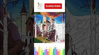Coloring - Castle #coloring  #castle