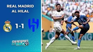 🔥🏆 En el DEBUT de XABI ALONSO, el REAL MADRID empató 1 a 1 ante AL HILAL en el MUNDIAL DE CLUBES