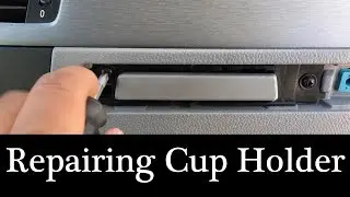 HOW TO Repair Broken Cupholder 3 Series E90 5 Series 528I 328I M5 M3