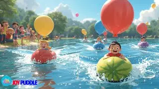 Balloon Boat Fun Run on Water 🌊🎈  Joy Puddle