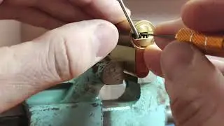 Вскрытие цилиндра Yale 1000 series lock picking
