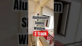 Aluminium Sliding Window 3Track | Sliding Window Installation 🪟 #aluminium #fabricator #sliding