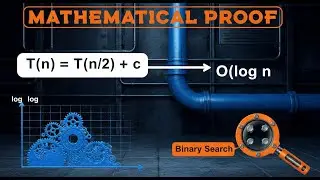 Binary Search time complexity || O(log n) Mathematical Proof