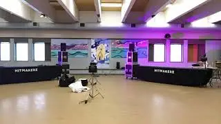 Nunavut Hitmakerz Stage Setup in Pangnirtung