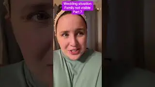 she really just doesn&rsquo;t want them there 👀👀👀 #weddingsituation #weddingdrama #weddingstory