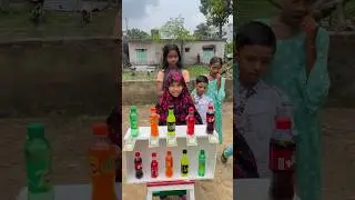 Money challenge Color bottle matching funny game #money #challenge #video #vira #shorts