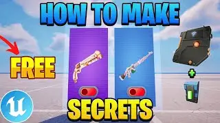 HOW TO MAKE UNLOCKABLE SECRETS in UEFN [🎅 🎄FREE XMASS PACK🎁 ✨]